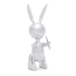 AFTER JEFF KOONS (born 1955) Balloon Rabbit (Silver), 2017 28 x 12 x 10cm (11 x 4 3/4 x 4in). (pu...