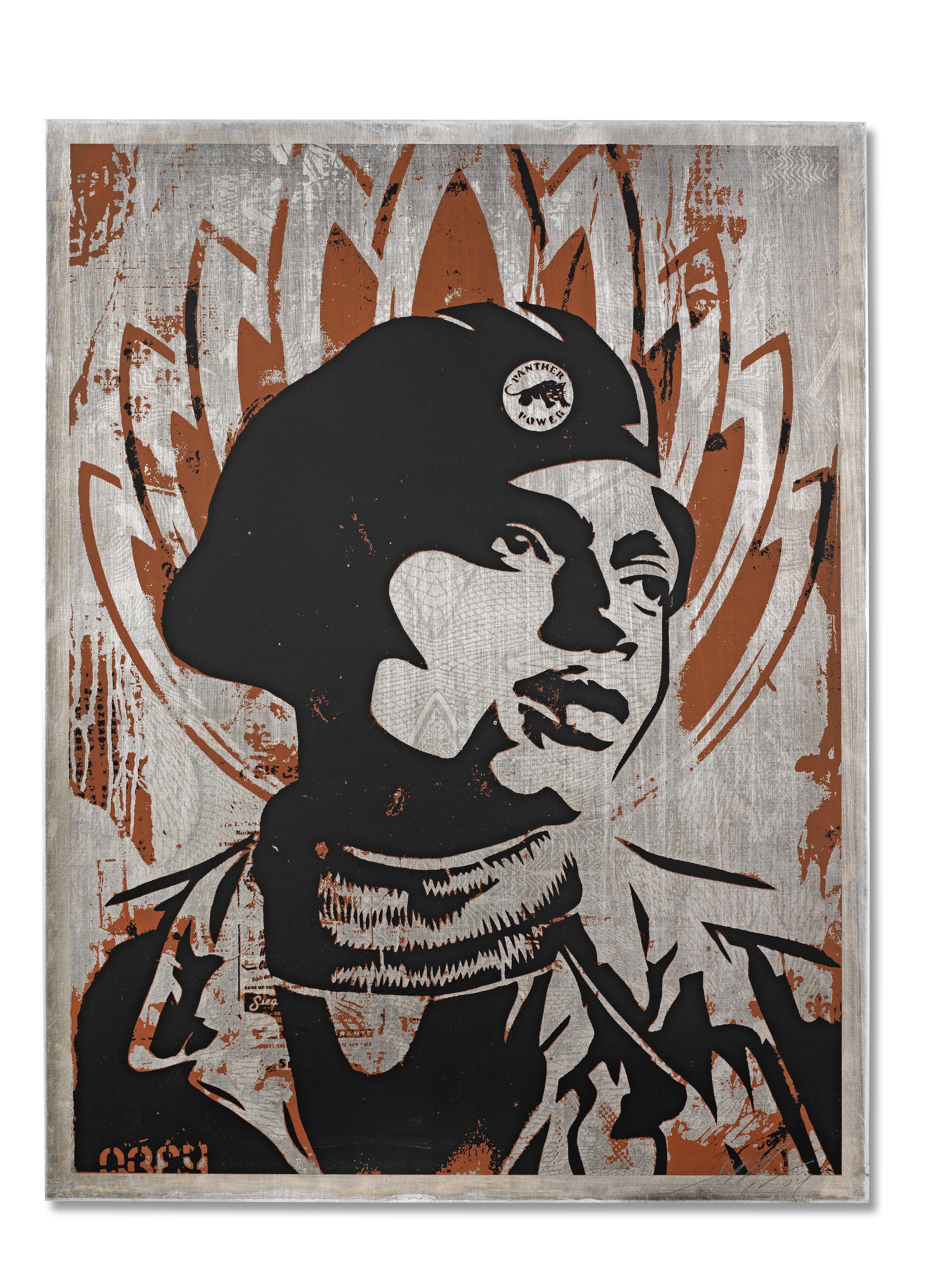 Shepard Fairey (American, born 1970) Black Panther, 2004