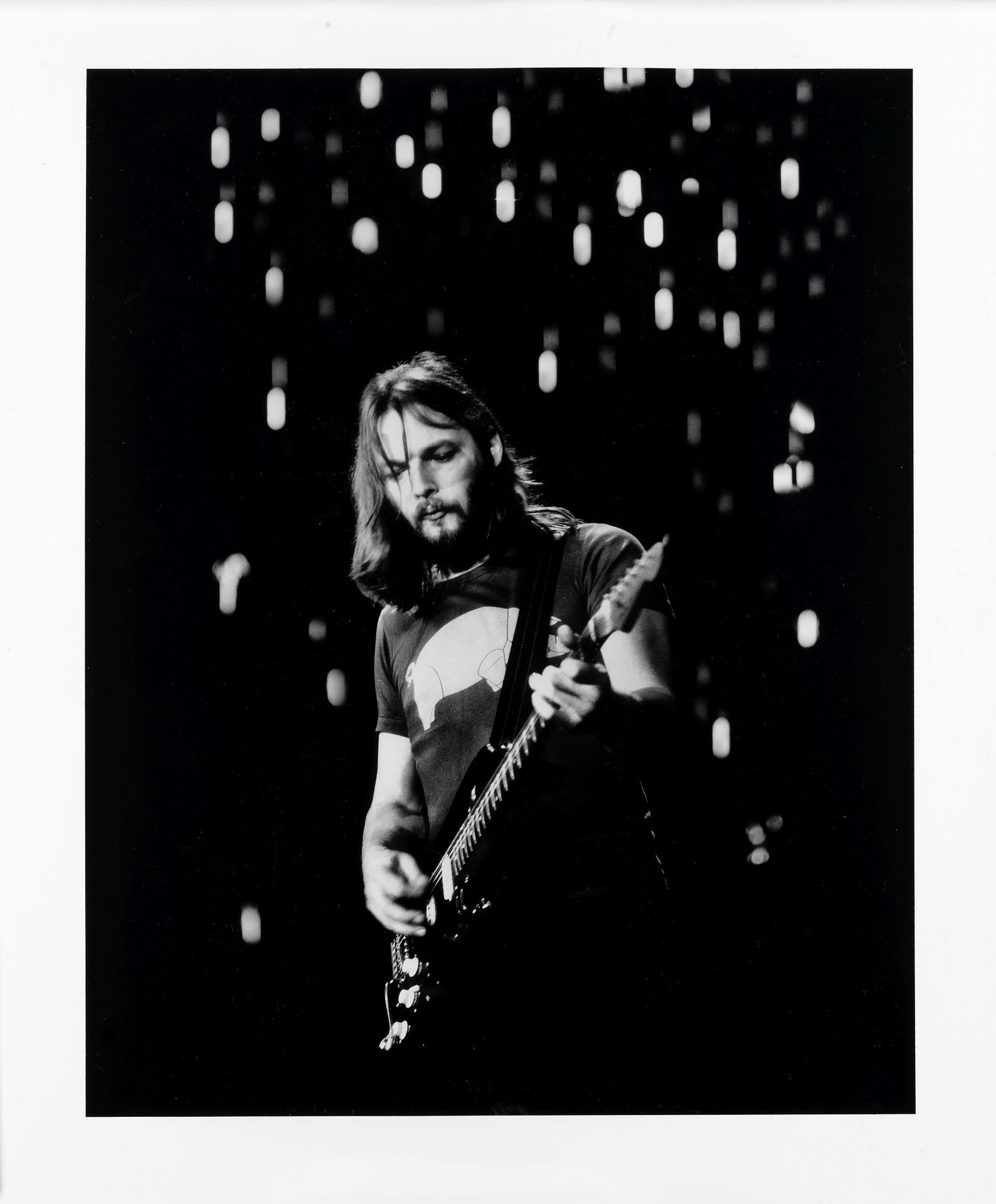 Laurie Lewis (British, Born 1944) David Gilmour, Pink Floyd at Wembley, 1974, printed 2020