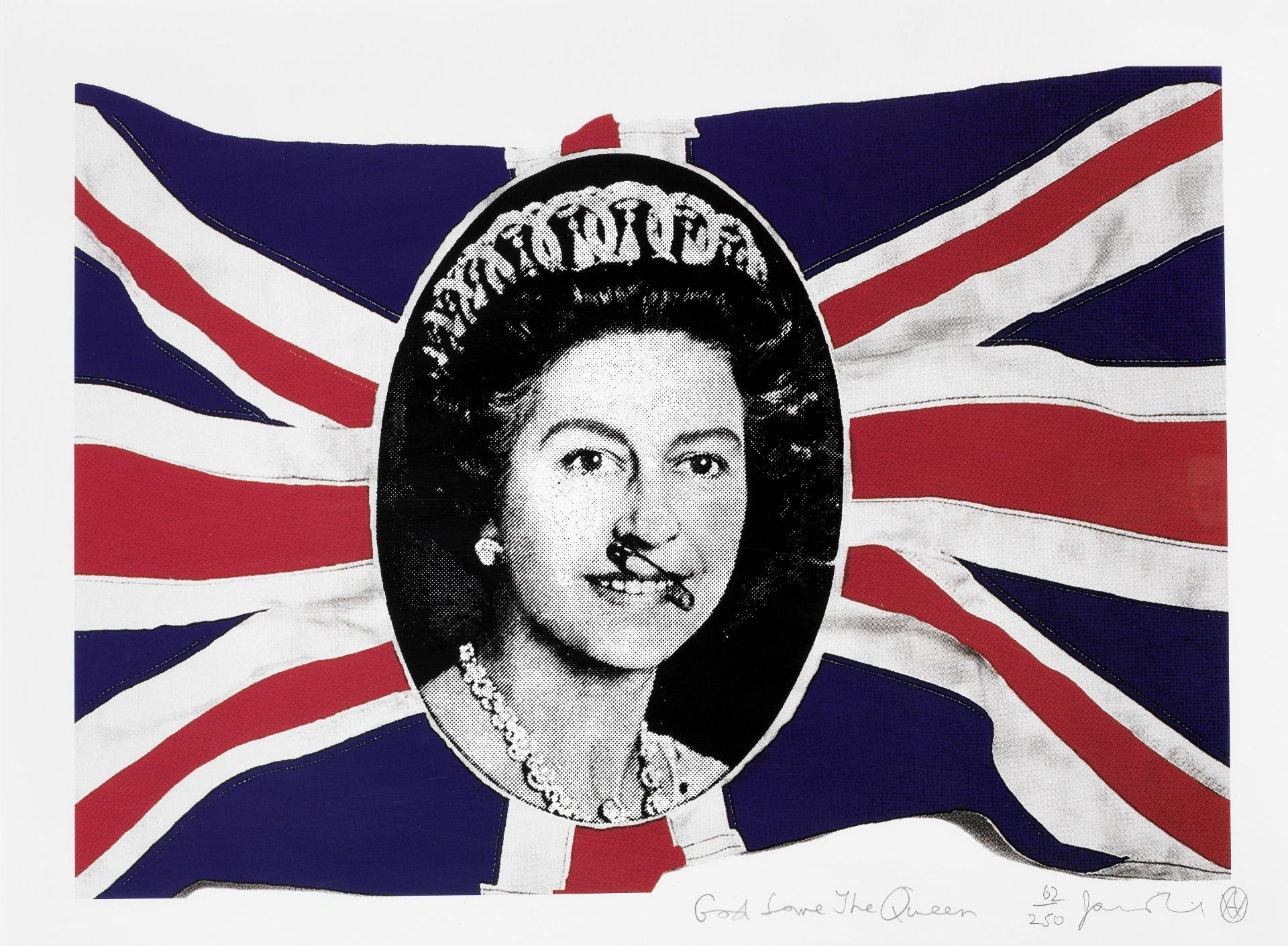 JAMIE REID (born 1947) God Save The Queen, 2005