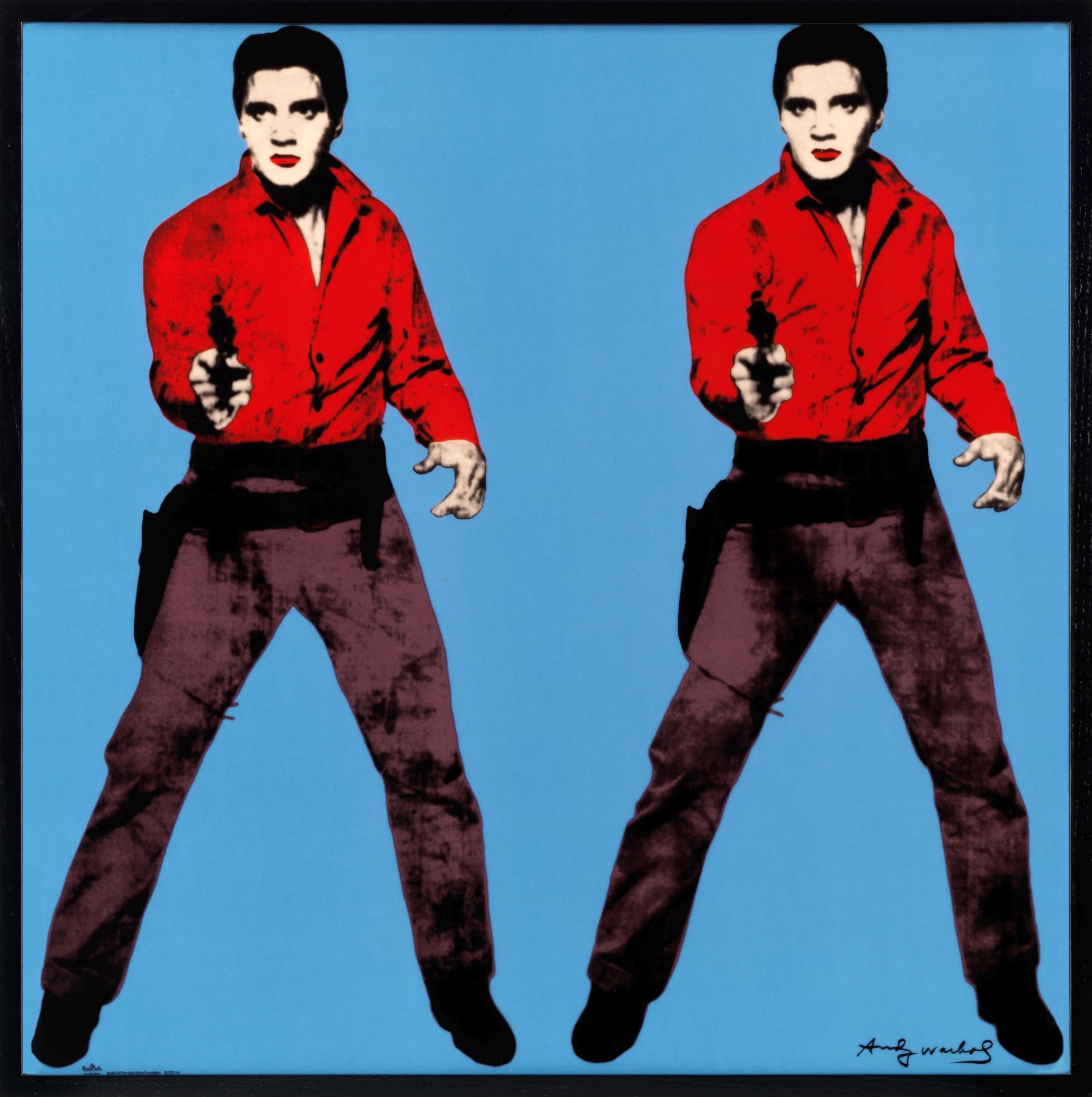 After Andy Warhol (1928-1987) Elvis (Blue) (co-published by Rosenthal Studio-Line, Selb and The A...