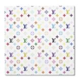 Takashi Murakami (born 1962) Louis Vuitton Monogram Multicolore - White, 2007 (This work is numbe...