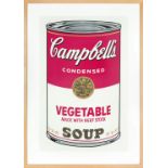 Andy Warhol (1928-1987) Vegetable Soup, from Campbell's Soup I, 1968