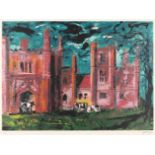 John Piper (British, 1903-1992) East Barsham Manor Screenprint in colours, 1981, on Arches wove,...