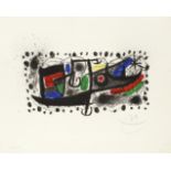 Joan Miró (Spanish, 1893-1983) Joan Miró und Katalonien Lithograph printed in colours, 1970, on A...