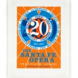 Robert Indiana (American, 1928-2018) The Santa Fe Opera Screenprint in colours, 1976, on wove, si...