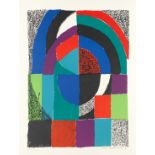 Sonia Delaunay (French, 1885-1979) Cathedrale Lithograph printed in colours, 1971, on wove, signe...