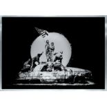 Banksy (British, b. 1975) Flag (Silver) Screenprint in colours, 2006, on chromolux paper, numbere...