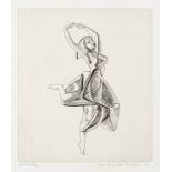 John Buckland-Wright (British, 1897-1954) Dancer II Engraving with etching, 1953, on wove, signed...