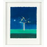 Craigie Aitchison (British, 1926-2009) Canaries on a Tree Screenprint in colours, 2003, on wove, ...