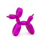 AFTER JEFF KOONS (born 1955) Balloon Dog (Pink) Cold cast resin, 2017, numbered 319 from the edit...