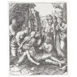 Marco Dente, called Marco da Ravenna (Italian, circa 1486-1527), After Raphael (1483-1520) Laocoö...
