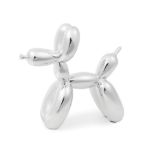 After Jeff Koons (B. 1955) Balloon Dog (Silver) Cold cast resin, 2017, numbered 313 from the edit...