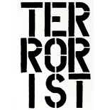 Christopher Wool (American, born 1955) Terrorist, from 'Black Book' Screenprint in black, 1989, o...