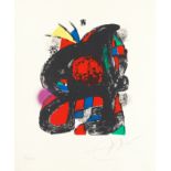 Joan Miró (Spanish, 1893-1983) One plate, from 'Lithographs IV' Lithograph printed in colours, 1...
