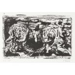 Henry Moore, R.A. (British, 1831-1895) Two Heads, from 'Auden Poems' Lithograph, 1973, on wove, s...