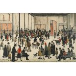 Laurence Stephen Lowry R.A. (British, 1887-1976) Punch and Judy Offset lithograph printed in colo...