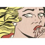 Roy Lichtenstein (American, 1923-1997) Crying Girl Offset lithograph printed in colours, 1963, o...