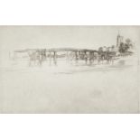 James Abbott McNeill Whistler (American, 1834-1903) Little Putney Bridge Etching and drypoint, 18...