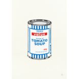 Banksy (British, b. 1975) Soup Can Screenprint in colours, 2005, on wove, numbered 28/250, publis...