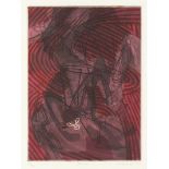 Stanley William Hayter (British, 1901-1988) Icarus Engraving, soft-ground etching and scorper pr...