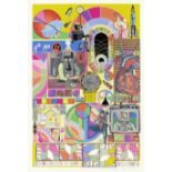 Eduardo, Sir Paolozzi (1924-2005) Bash (Pale Pink, Orange, Dark Pink) Three screenprints in colou...