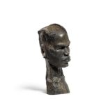 Benedict Chukwukadibia Enwonwu M.B.E (Nigerian, 1917-1994) Head of Osagboivo 44 x 16 x 19cm (17 ...