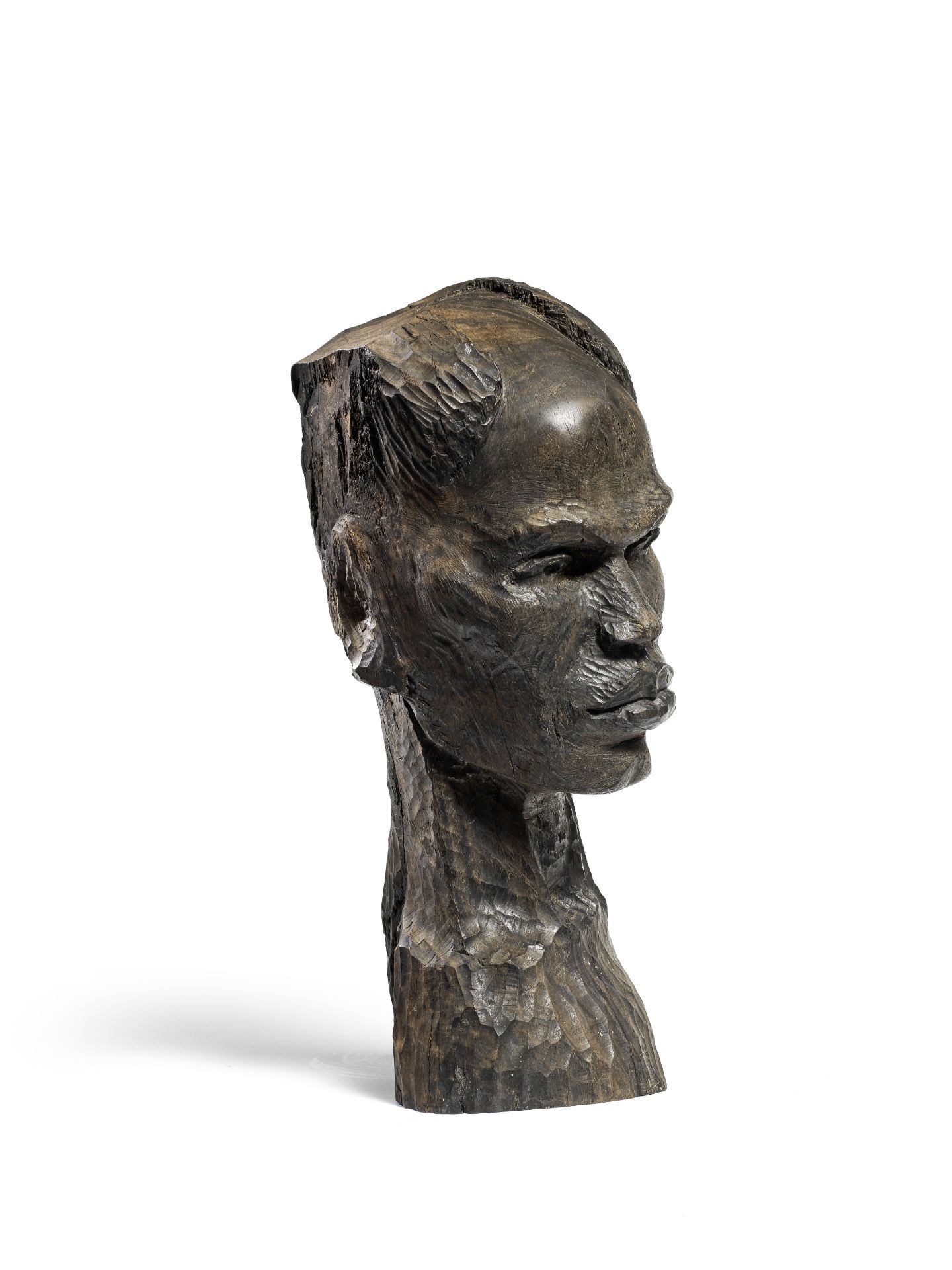 Benedict Chukwukadibia Enwonwu M.B.E (Nigerian, 1917-1994) Head of Osagboivo 44 x 16 x 19cm (17 ...