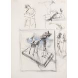 William Kentridge (South African, born 1955) Studies for sculpture sheet size: 100 x 70.5cm (39 3...