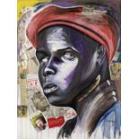 Otis Kwame Kye Quaicoe (Ghanaian, born 1990) Bold and Vibrant