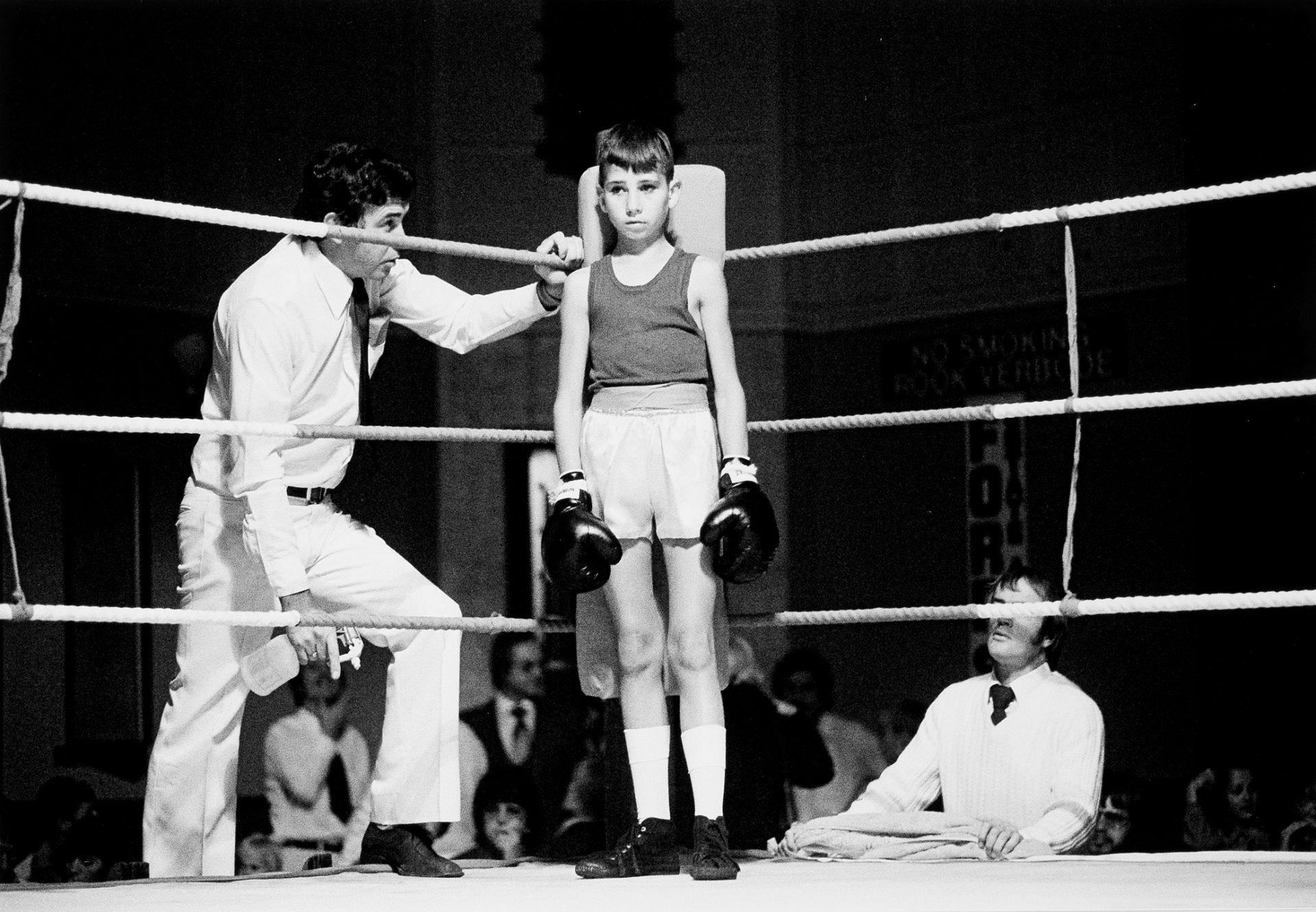 David Goldblatt (South African, born 1930) Before the Fight: amateur boxing at the Town Hall, Bok...