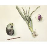 William Kentridge (South African, born 1955) A still life of vegetables