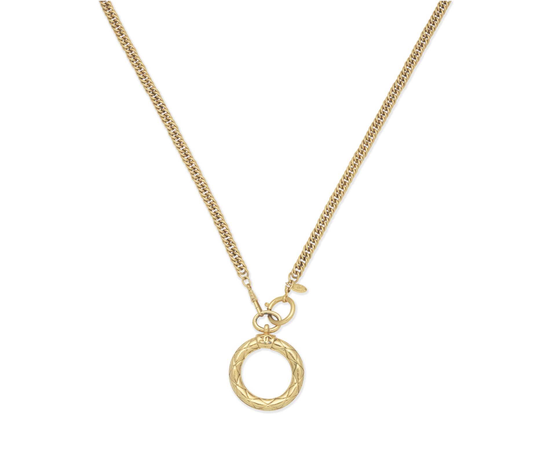 Magnifying Glass Necklace, Chanel, 1970s,