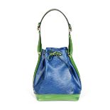 Blue and Green Epi Noé MM, Louis Vuitton, c. 1991,