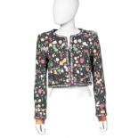 Multi-Colour Paint Splatter Cropped Jacket, Chanel, Spring 2015,