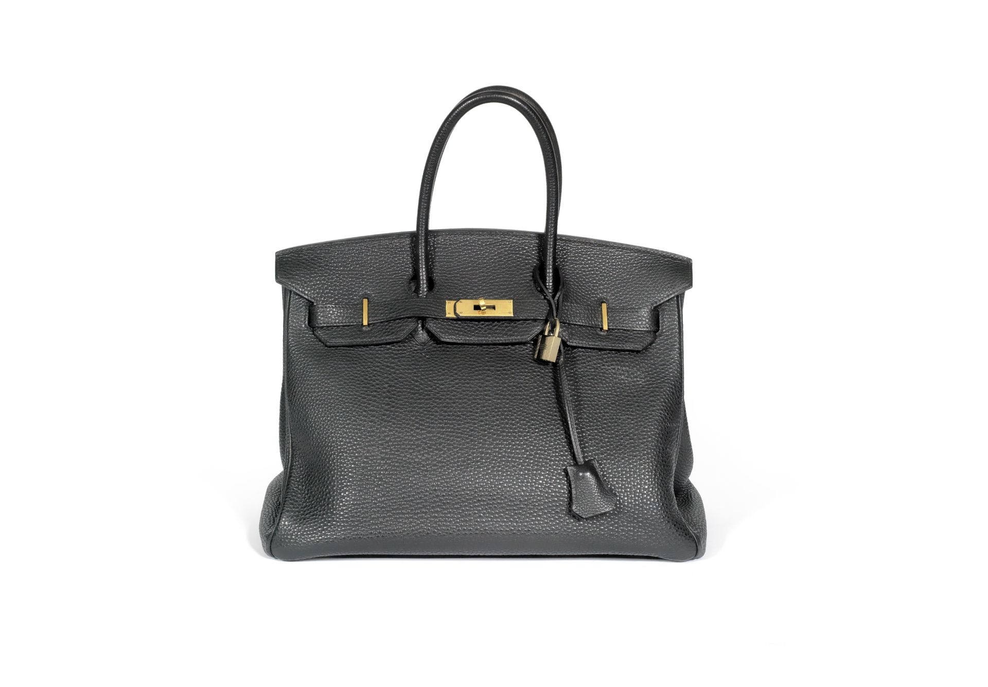 Black Togo Birkin 35, Hermès, c. 2004, (Includes padlock, keys and cloche)