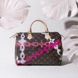 Bay Rose Ballerine Poppy Canvas Speedy 30, Louis Vuitton, Limited Edition c. 2016, (Includes pa...