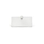 White Matte Alligator Bi-Fold Wallet, Asprey, c. 2007, (Includes box, and copy of original CITE...