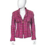 Pink Fantasy Tweed Jacket, Chanel, c. 1991,