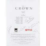 The Crown: An autographed script for Series 3, Episode 1 'Olding', Left Bank Pictures / Sony Pict...