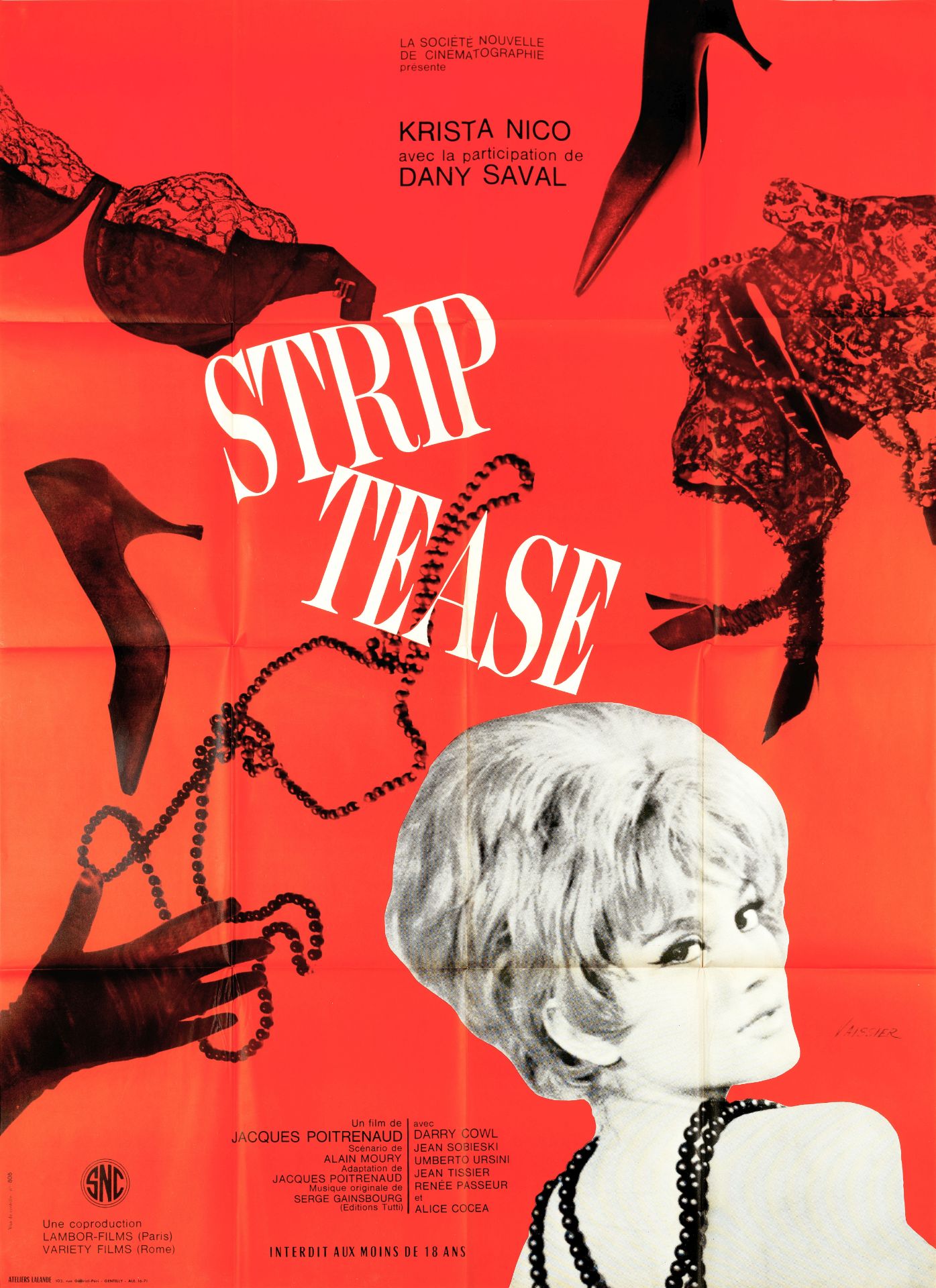 Strip Tease, Lambor Films, 1963,