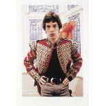 Colin Jones (British, b.1936): Mick Jagger at Harley House, 1967, printed later,