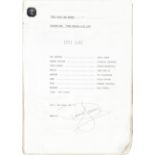 Only Fools And Horses: An original working script signed and annotated by David Jason, BBC, 1968,