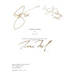 Nocturnal Animals: A signed script, Fade To Black Productions, 2016,