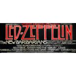 Led Zeppelin: A Large And Rare Knebworth Concert Poster, Saturday 11th August 1979,