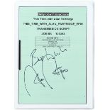This Time With Alan Partridge: An autographed shooting script together with a signed transmission...