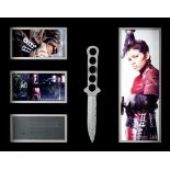 James Bond: A prop 'Jinx' throwing knife used by Halle Berry in Die Another Day, Eon Productions,...