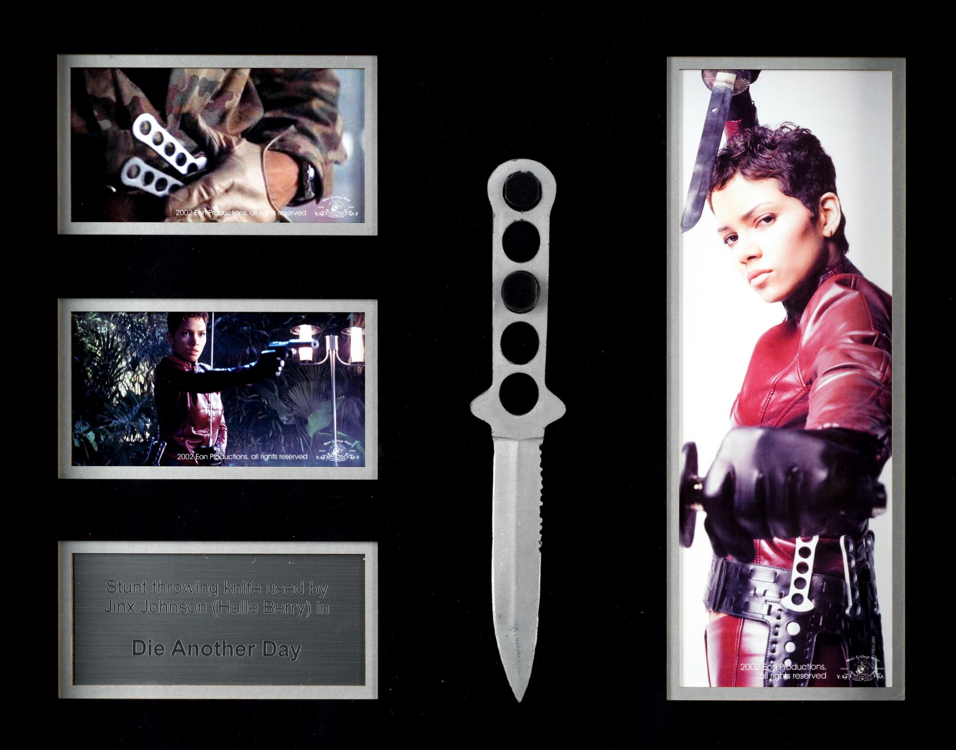 James Bond: A prop 'Jinx' throwing knife used by Halle Berry in Die Another Day, Eon Productions,...