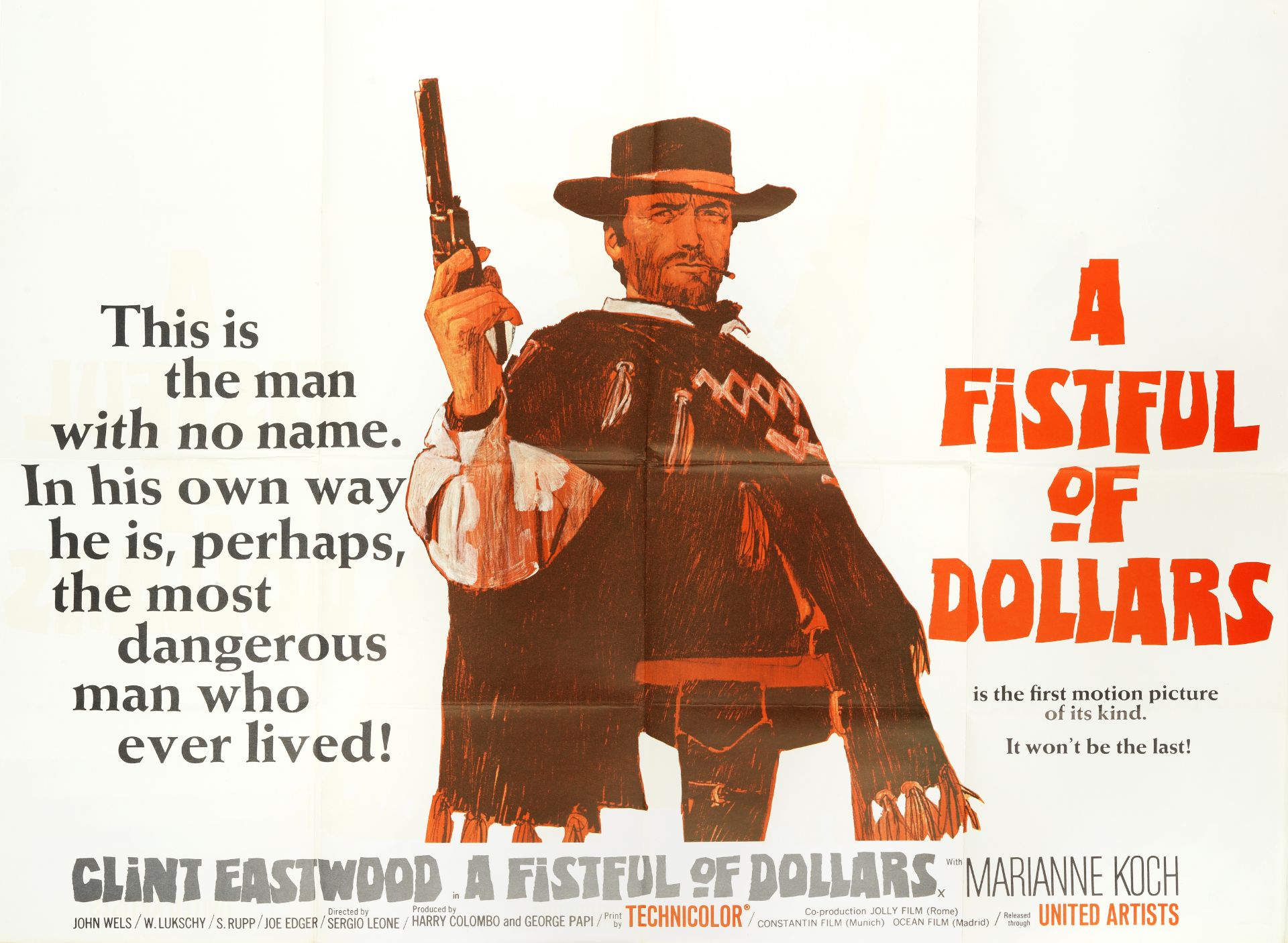 A Fistful of Dollars, United Artists, 1964,