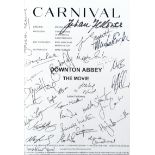 Downton Abbey (The Movie): A signed and bound presentation script, Carnival Films, 2019,